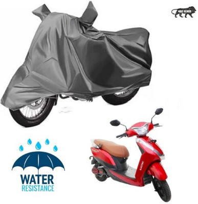 JSJINSIL Waterproof Two Wheeler Cover for Ampere(Magnus BS6, Grey)