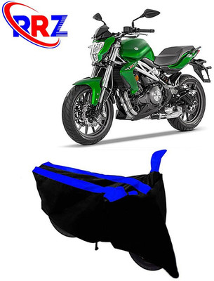 RRZ Waterproof Two Wheeler Cover for Benelli(TNT 300, Black, Blue)