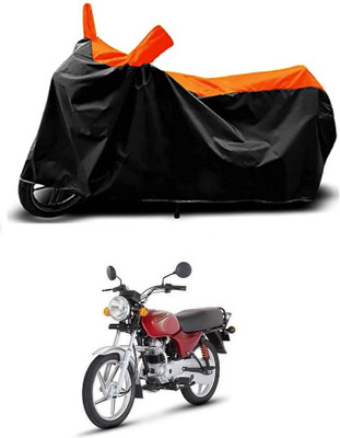 VESMEI Two Wheeler Cover for Bajaj(Boxer AT, Orange)