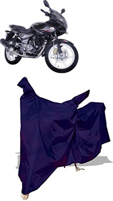 Amexride Two Wheeler Cover for Bajaj(Pulsar 220 DTS-i, Blue)