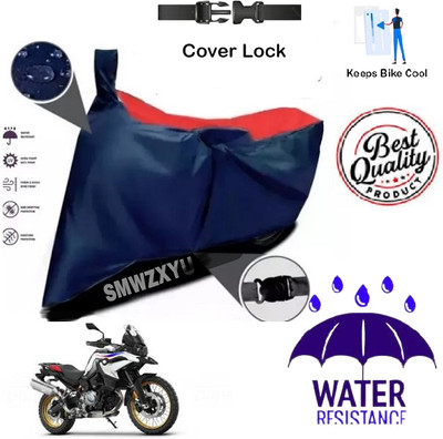 smwzxyu Waterproof Two Wheeler Cover for BMW(F 850 GS, Red, Blue)