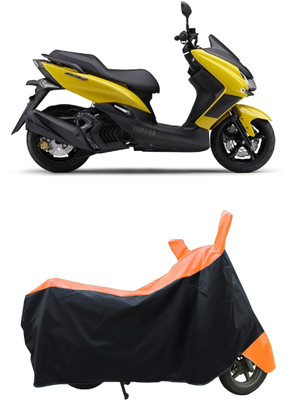 Coxtor Waterproof Two Wheeler Cover for Yamaha(Majesty S 155 maxi, Orange)