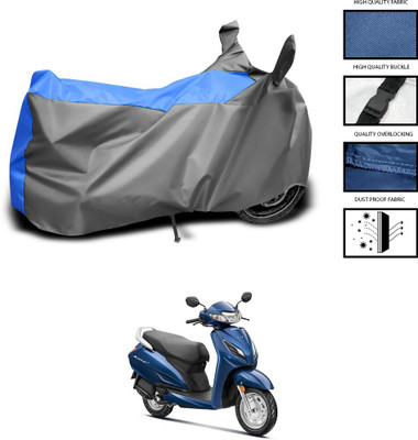 CODOKI Waterproof Two Wheeler Cover for Honda(Activa, Grey, Blue)