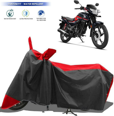 Mdstar Waterproof Two Wheeler Cover for Honda(Red, Black)