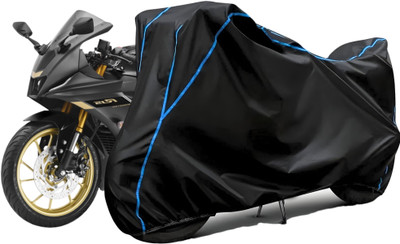 Kishori Enterprises Waterproof Two Wheeler Cover for Yamaha(YZF R15 S, Black)