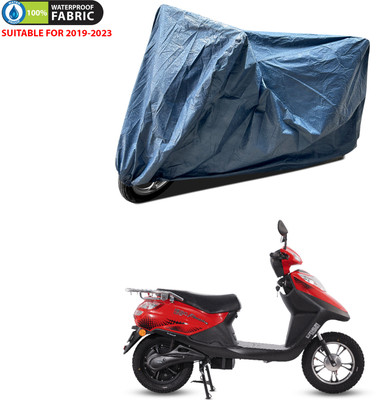 PAGORA Waterproof Two Wheeler Cover for Hero(Electric Flash BS6, Blue)