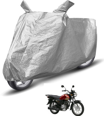 Auto Hub Waterproof Two Wheeler Cover for Yamaha(Crux, Silver)