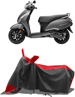 SPECTUS Two Wheeler Cover for TVS(Jupiter 125, Red)