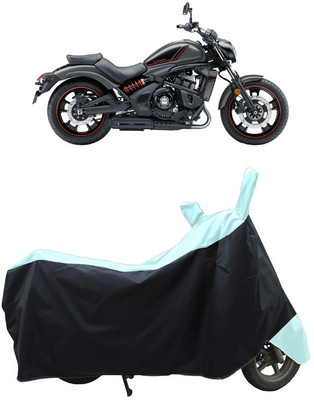 Coxtor Waterproof Two Wheeler Cover for Kawasaki(Vulcan S BS6, White)
