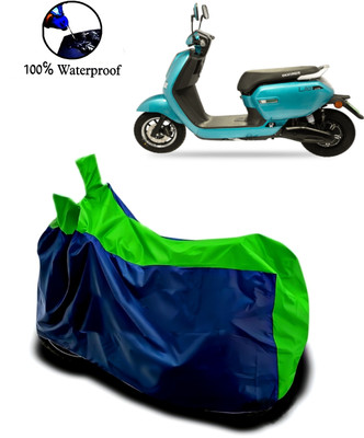 Autofly Waterproof Two Wheeler Cover for Okinawa(Lite, Blue, Green)