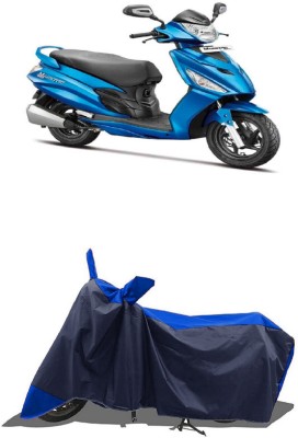 SUGASHRI Waterproof Two Wheeler Cover for Hero(Maestro Electric, Blue, Blue)