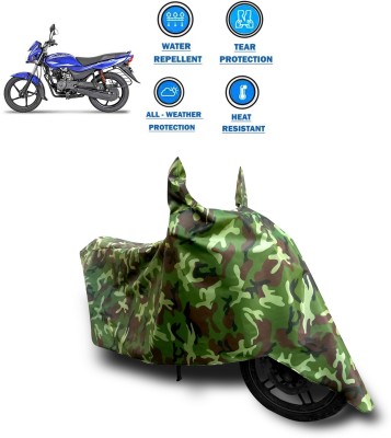 DeepShakshi AUTOMOTIVE Two Wheeler Cover for Bajaj(Platina 125, Green, Multicolor)