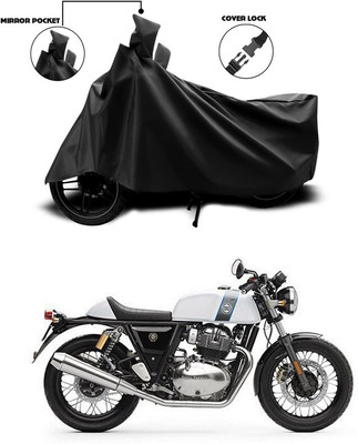 DeepShakshi AUTOMOTIVE Two Wheeler Cover for Royal Enfield(Continental GT 650, Black)