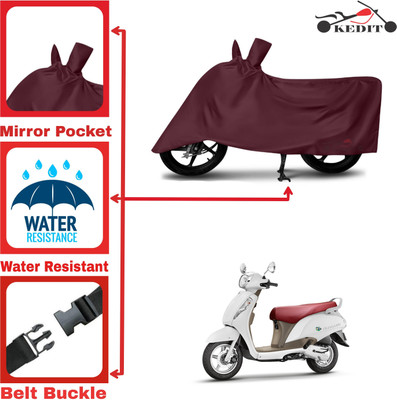 AASHTIK MART Two Wheeler Cover for Suzuki(Access, Maroon)