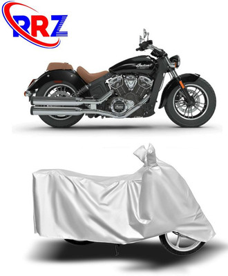 RRZ Waterproof Two Wheeler Cover for Indian(Scout, White)