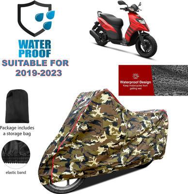 PAGORA Waterproof Two Wheeler Cover for Aprilia(Storm 125, Yellow)