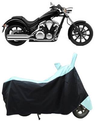 Coxtor Waterproof Two Wheeler Cover for Honda(VT 1300CX, White)