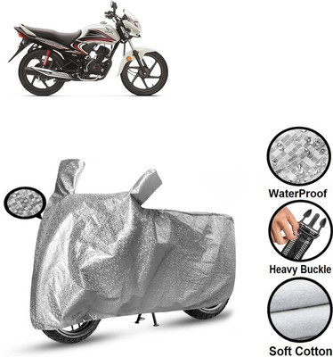 CODOKI Waterproof Two Wheeler Cover for Honda(Dream Yuga, Silver)