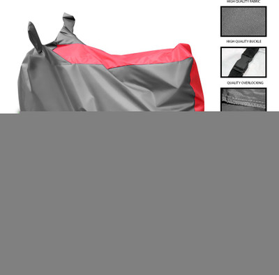 PAGORA Waterproof Two Wheeler Cover for Yamaha(Fascino 125 FI, Grey)