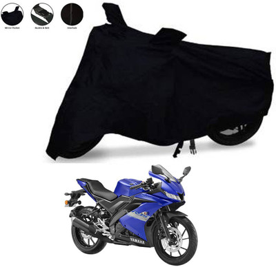 DeepShakshi AUTOMOTIVE Two Wheeler Cover for Yamaha(YZF R1M, Black)