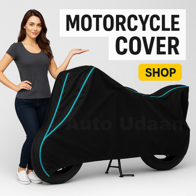 Auto Udaan Waterproof Two Wheeler Cover for Bajaj(Pulsar 180 DTS-i, Black)