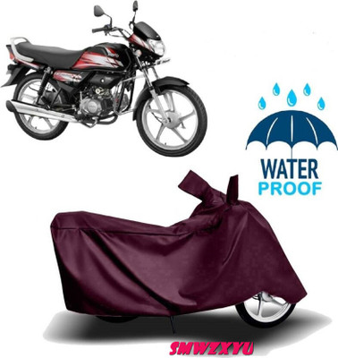 smwzxyu Waterproof Two Wheeler Cover for Hero(Maroon)
