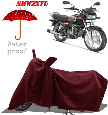 smwzxyu Waterproof Two Wheeler Cover for Hero(Splendor NXG, Maroon)