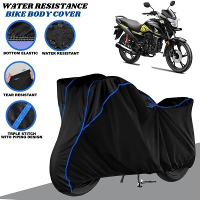 SRP PRODUCT Waterproof Two Wheeler Cover for Honda(SP 125, Black, Blue)