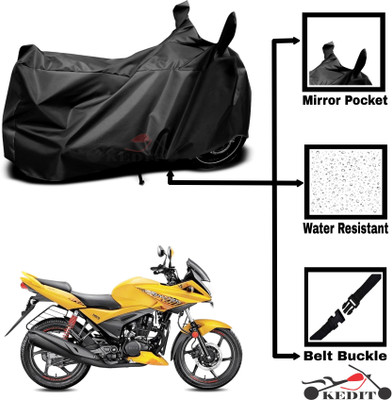 KEDIT Two Wheeler Cover for Hero(Ignitor, Black)