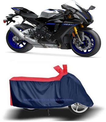 DeepShakshi AUTOMOTIVE Waterproof Two Wheeler Cover for Yamaha(YZF R1M, Blue)