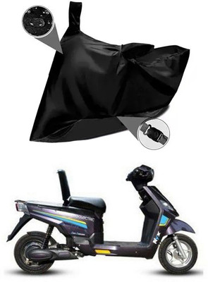 Mdstar Waterproof Two Wheeler Cover for Hero(Electric NYX BS6, Black)