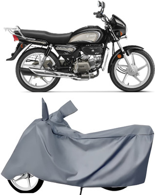 BbcMart Waterproof Two Wheeler Cover for Hero(Splendor Plus, Grey)
