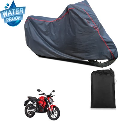 PAGORA Waterproof Two Wheeler Cover for Revolt(RV 400, Grey)