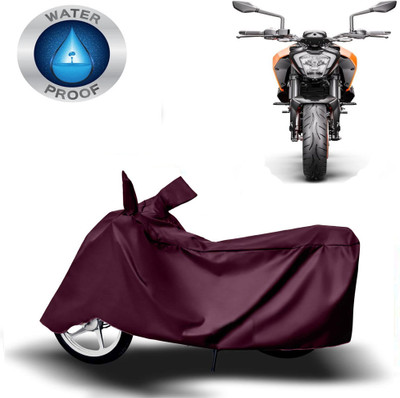 Autoinnovation Two Wheeler Cover for KTM(200 Duke, Maroon)