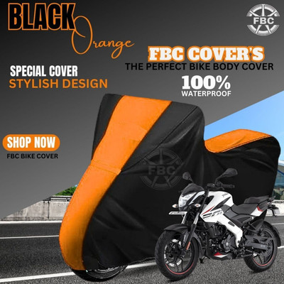 AUTOCAD Waterproof Two Wheeler Cover for Bajaj(Pulsar NS 200, Black)