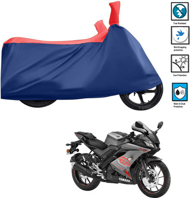 CODOKI Waterproof Two Wheeler Cover for Yamaha(YZF-R15 V3 BS6, Red)