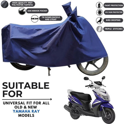 MADAFIYA Two Wheeler Cover for Yamaha(Ray Z BS6, Blue)