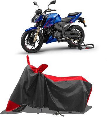 SPECTUS Two Wheeler Cover for TVS(Apache RTR 200, Red)