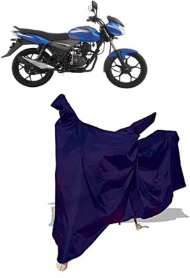 Amexride Two Wheeler Cover for Bajaj(Discover 110, Blue)