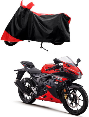 GROFATIK Two Wheeler Cover for Suzuki(GSX, Red)