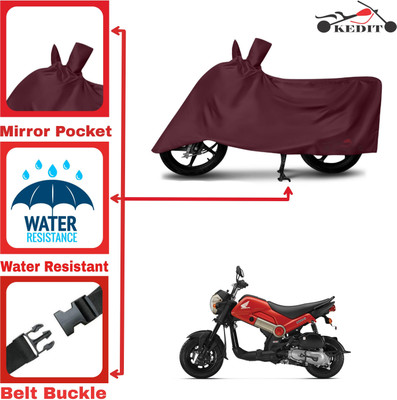 KEDIT Two Wheeler Cover for Honda(Navi, Maroon)