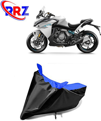 RRZ Waterproof Two Wheeler Cover for CFMoto(650GT, Black, Blue)