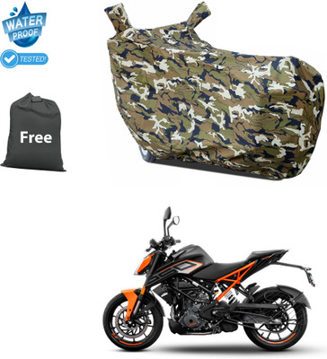 CODOKI Waterproof Two Wheeler Cover for KTM(250 Duke, Yellow)