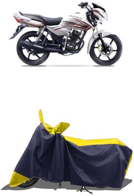 SUGASHRI Waterproof Two Wheeler Cover for TVS(Phoenix 125, Yellow, Blue)