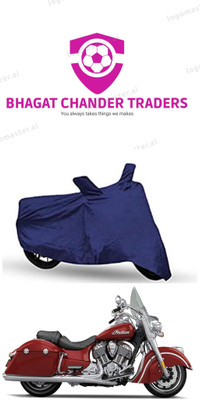 bhagat chander traders Waterproof Two Wheeler Cover for Indian(Springfield, Blue)