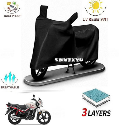 smwzxyu Waterproof Two Wheeler Cover for Universal For Bike(Black)