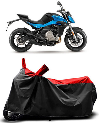 MMSSTAR Waterproof Two Wheeler Cover for CFMoto(650 NK BS6, Red)