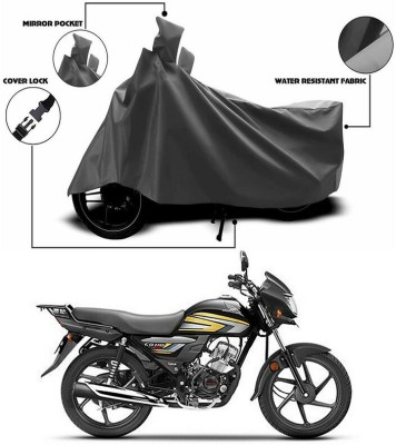 Genipap Two Wheeler Cover for Honda(CD 110 Dream, Grey)