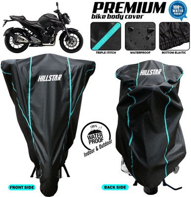 OliverX Waterproof Two Wheeler Cover for Yamaha(FZ 25, Black)