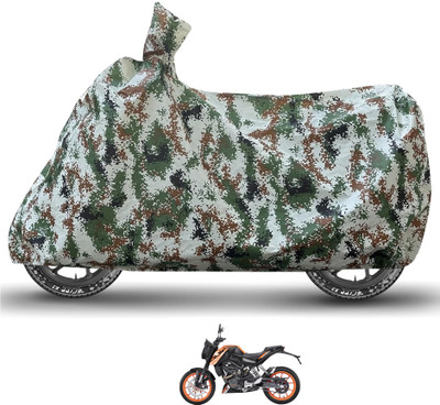 Caronix Waterproof Two Wheeler Cover for KTM(125 Duke, Green)